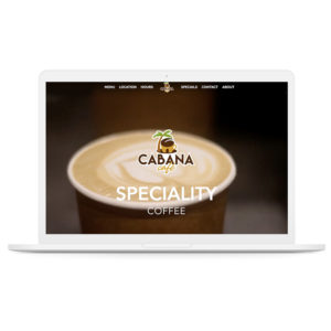 Coffee shop website design